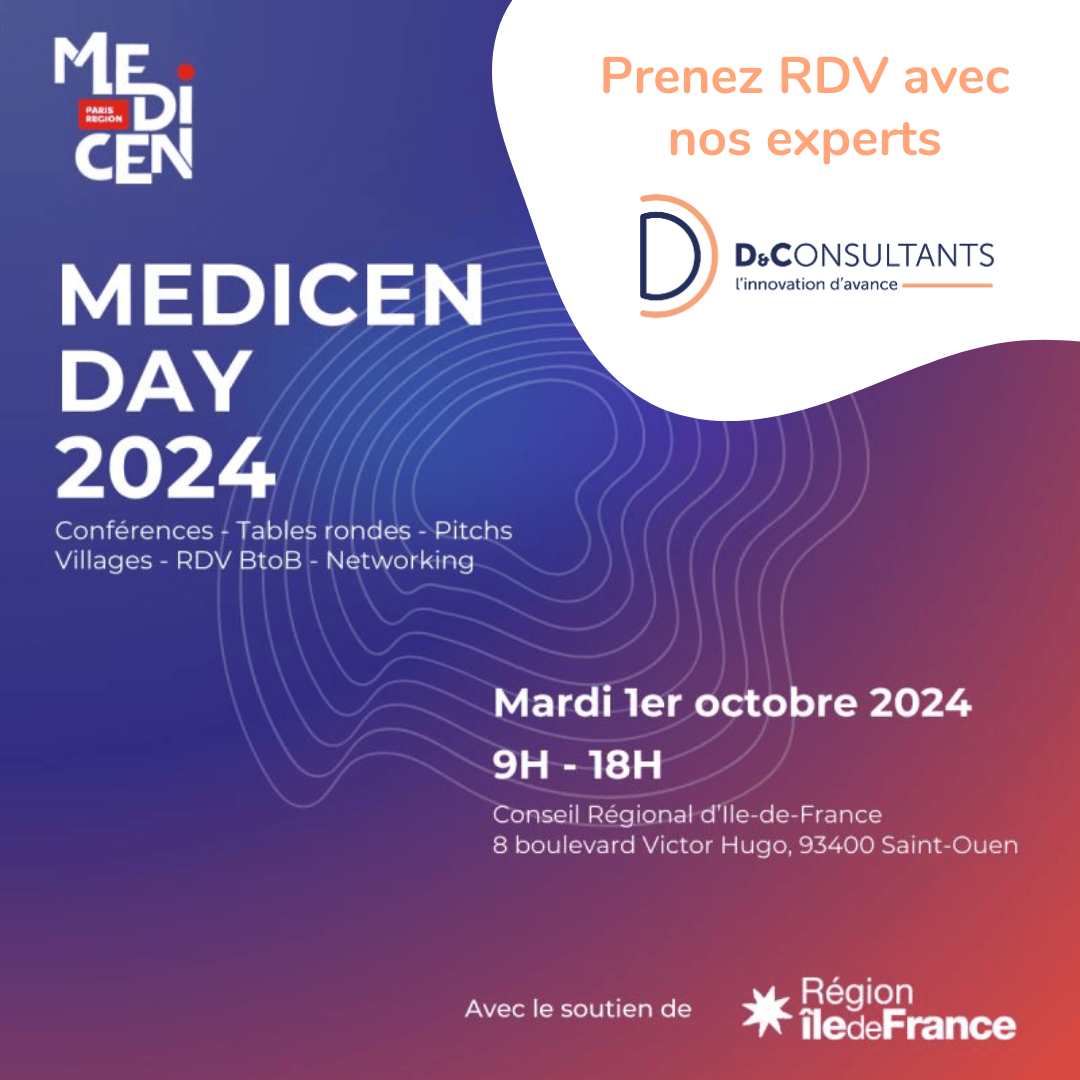 Medicen Day 2024 – D&Consultants expert en stratégie et financement de l’innovation